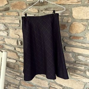 Century of Boston wool check skirt